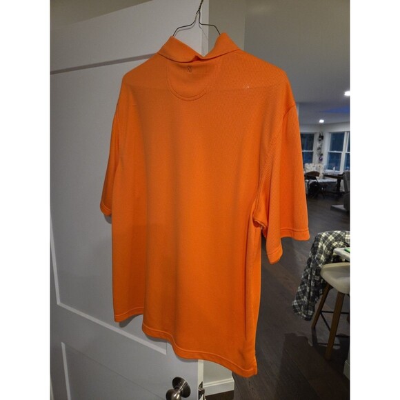 #79 Walter Hagan 11 Moisture Management XL Men's peach polo golf shirt - Picture 4 of 6